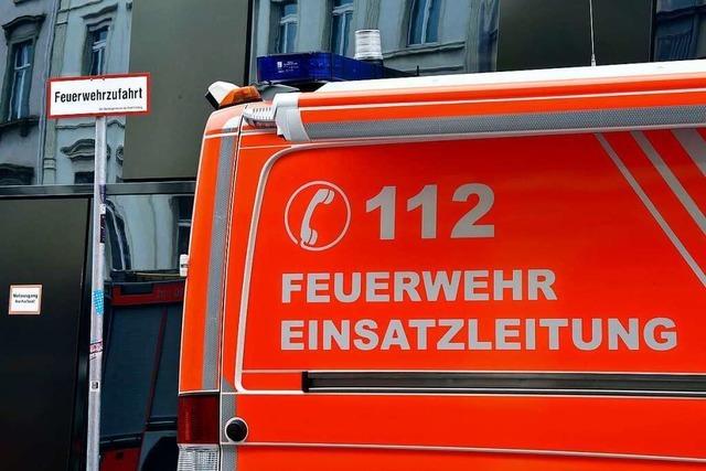 Unruhiger Start in die Woche fr die Freiburger Feuerwehr