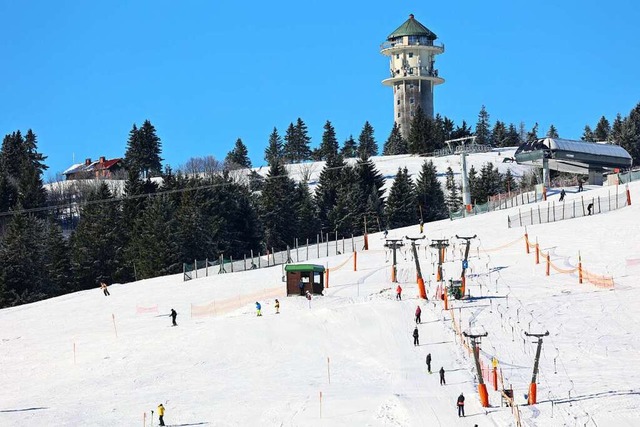 Der Feldberg war dieses Jahr schon mal...st dort oben kaum Wintersport mglich.  | Foto: Joachim Hahne