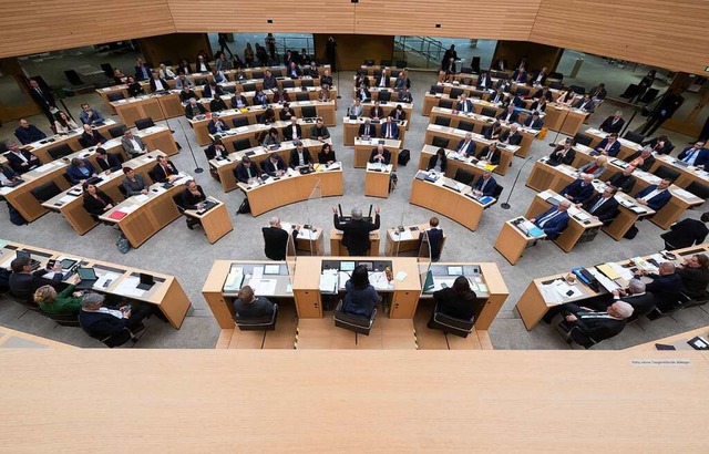 Der Landtag in Stuttgart  | Foto: Marijan Murat (dpa)