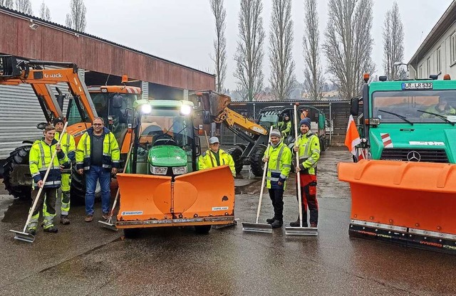 Der BGL ist bereit fr den Winterdienst.  | Foto: Stadt Lahr