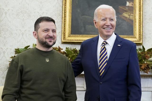 Selenskyj im Weien Haus eingetroffen - Treffen mit Biden