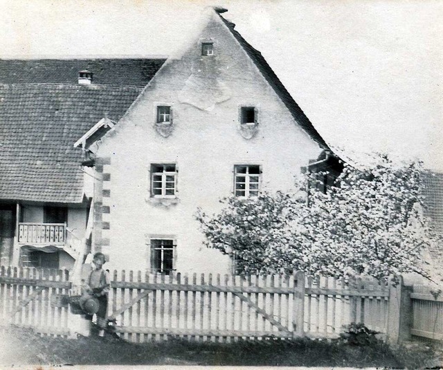 Das damalige Walterhofener Rathaus zeigt diese Aufnahme aus dem Jahr 1915  | Foto: Privat