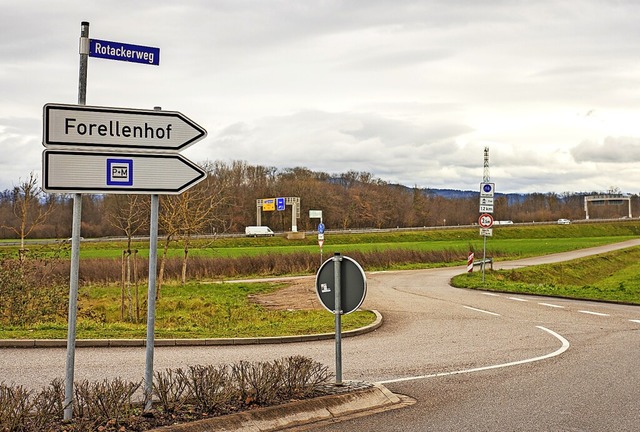 Der Rotackerweg fhrt vom Ortsende bei... lehnte der Gemeinderat jetzt aber ab.  | Foto: Hubert Gemmert