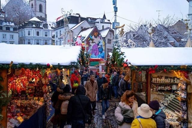 Weihnachtsmarkt lockt rund eine Million Besucher nach Basel