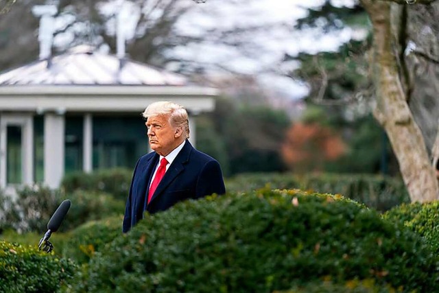 Ex-US-Prsident Trump (Archivbild vom 6. Januar 2021)  | Foto: Uncredited (dpa)