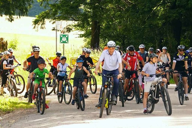 Das Stadtradeln wurde  2022 zum zweite...s  bei schnem Wetter in Herrischried.  | Foto: Hans-Jrgen Sackmann