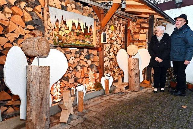 In Freiburg fanden Maria und Josef eine Unterkunft auf einem Parkplatz