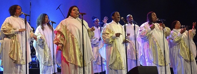 Sie brachten den Saal im Gloria Theate...&#8222;Golden Voices of Gospel&#8220;.  | Foto: Susanne Schleinzer-Bilal