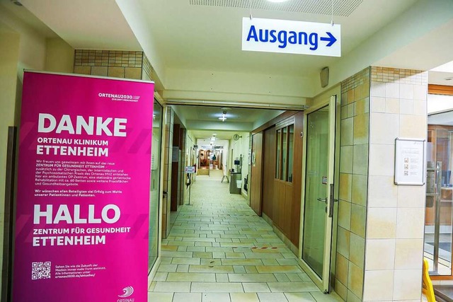 Abschied: Aus dem Ettenheimer Krankenhaus wird das Zentrum fr Gesundheit.  | Foto: sandra Decoux