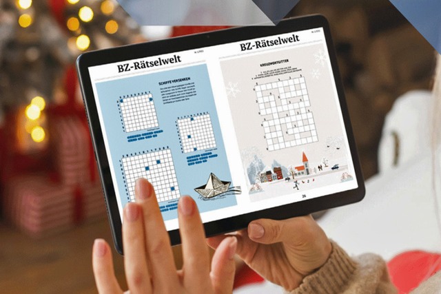 Die digitale BZ-Rtselwelt ist online in der BZ-App und im BZ-ePaper verfgbar.  | Foto: BZ