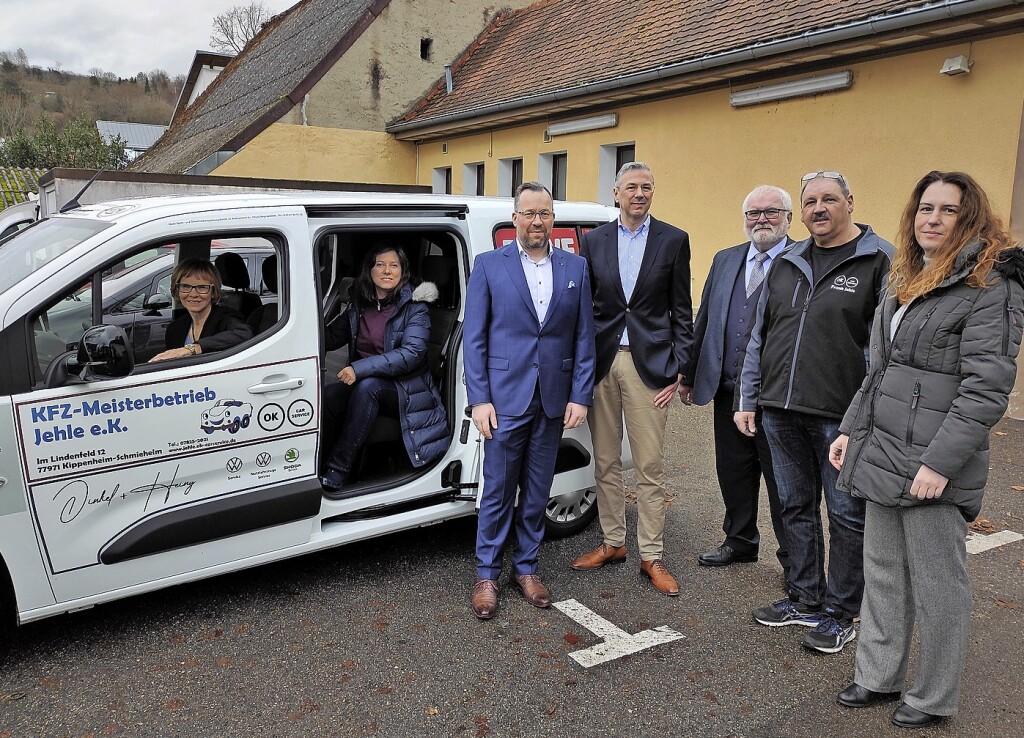 The companies donate two vehicles: Herbolzheim