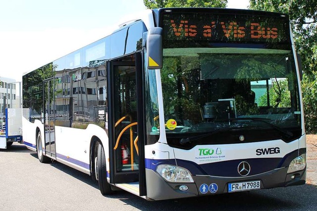 Mit dem Vis--vis Bus ins Elsass oder nach Lahr.  | Foto: SWEG