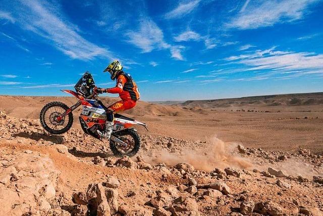 24-Jähriger Kaiserstühler Mike Wiedemann fährt die Rallye Dakar ganz alleine, ohne Team