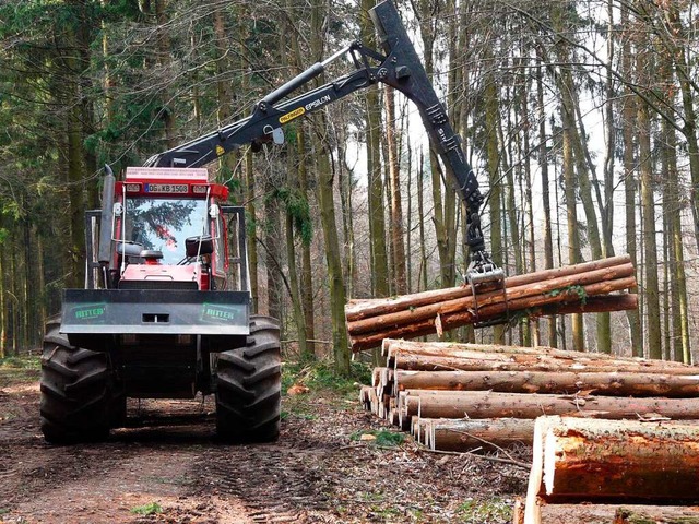 Die Nachfrage nach Holz bersteigt das regionale Angebot dieser Tage bei weitem.  | Foto: Reiner Beschorner