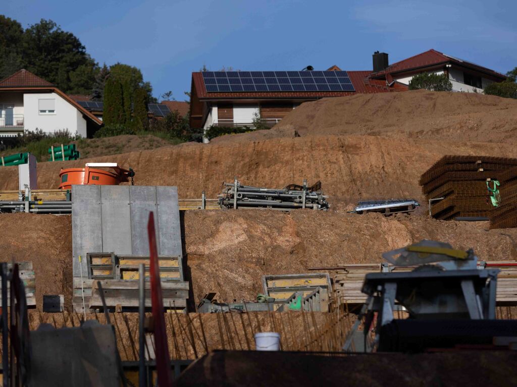 Oktober: Sieht aus wie Bergbau, ist aber die Baustelle fr das Baugebiet „Sonnhalde“ beziehungsweise Ebertle II in Kollnau.