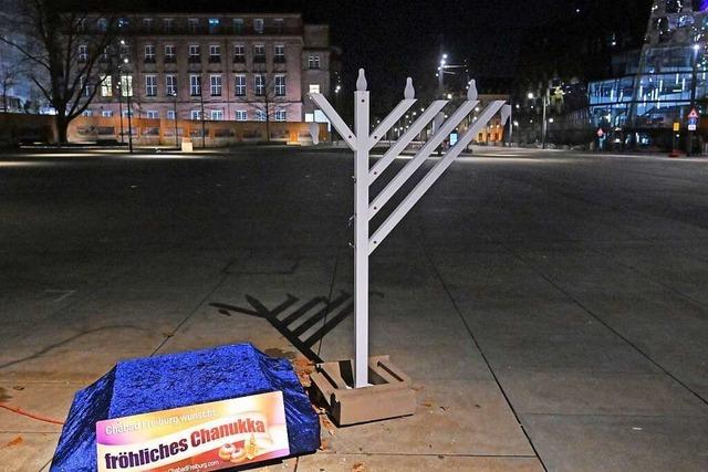 Staatsschutz ermittelt wegen zerstrtem Chanukka-Leuchter in Freiburger Innenstadt