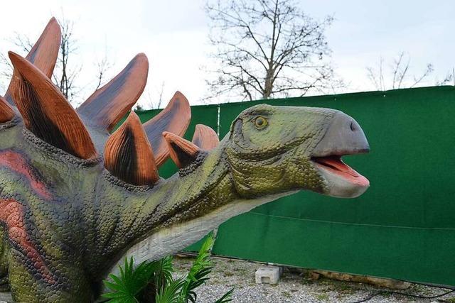 In Weil am Rhein gastiert derzeit ein Dinosaurierpark