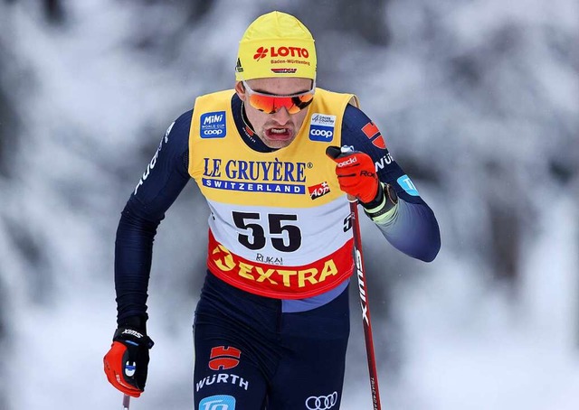 Langlufer Janosch Brugger von der WSG... der Tour de Ski unter Beweis stellen.  | Foto: GEPA pictures/ Harald Steiner via www.imago-images.de