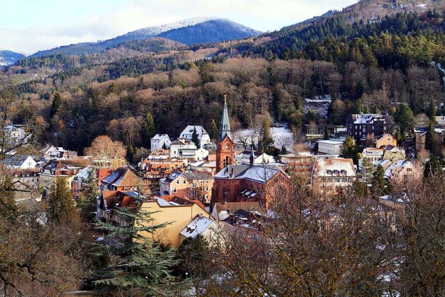 Badenweiler im Winter: Wie soll es wei...n fr den vom Tourismus geprgten Ort?  | Foto: Silke Hartenstein