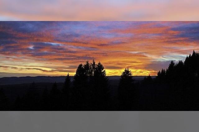 Abendrot ber der Schweigmatt