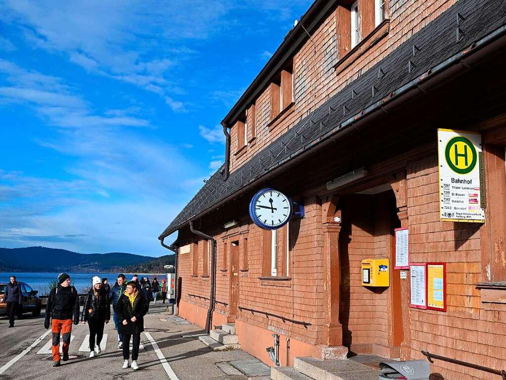 Bahnhof in Seebrugg 