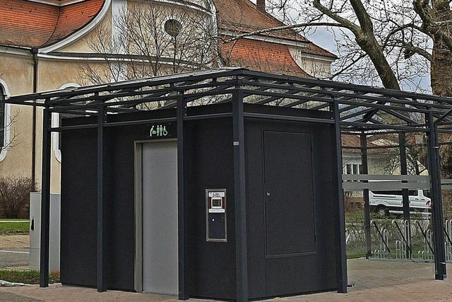 Öffentliche Toilette in Friesenheim