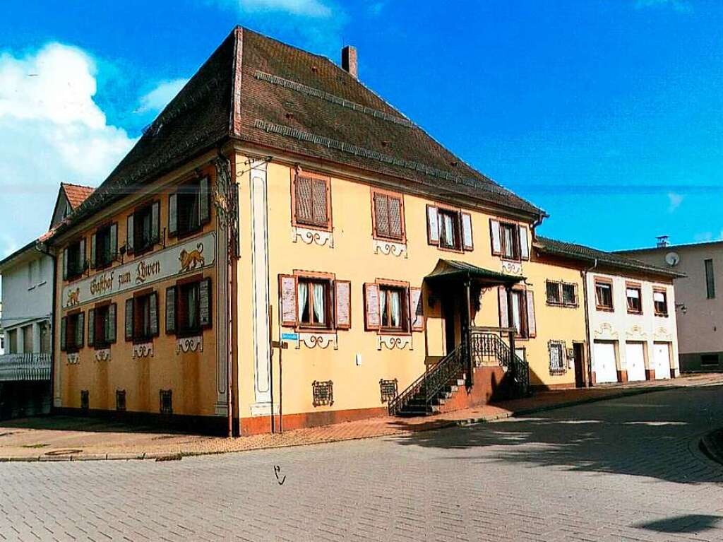 Das Gasthaus Lwen in Bleibach ist verschwunden, auch hier sollen Wohnungen gebaut werden