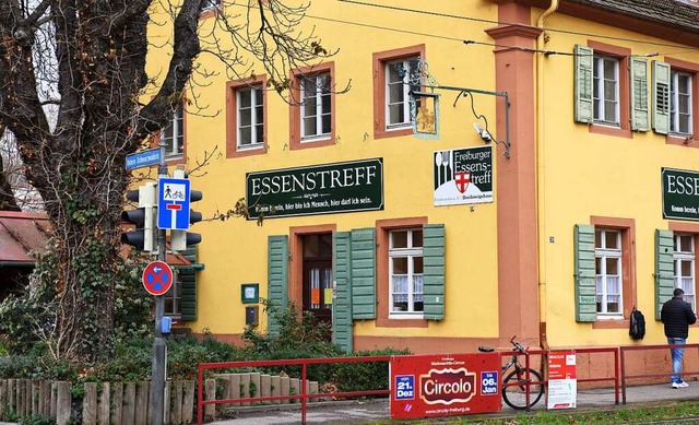 Der Freiburger Essenstreff an der Schwarzwaldstrae  | Foto: Rita Eggstein