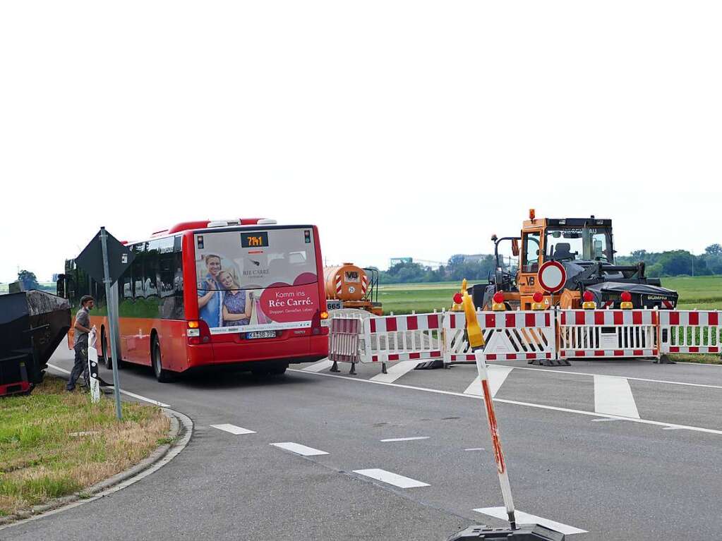 Aufgrund der  Vollsperrung der B3 zwischen Friesenheim und Oberschopfheim im Juni nutzen viele Fahrer Schleichwege  durch die Weinberge. Das Chaos bleibt aus.