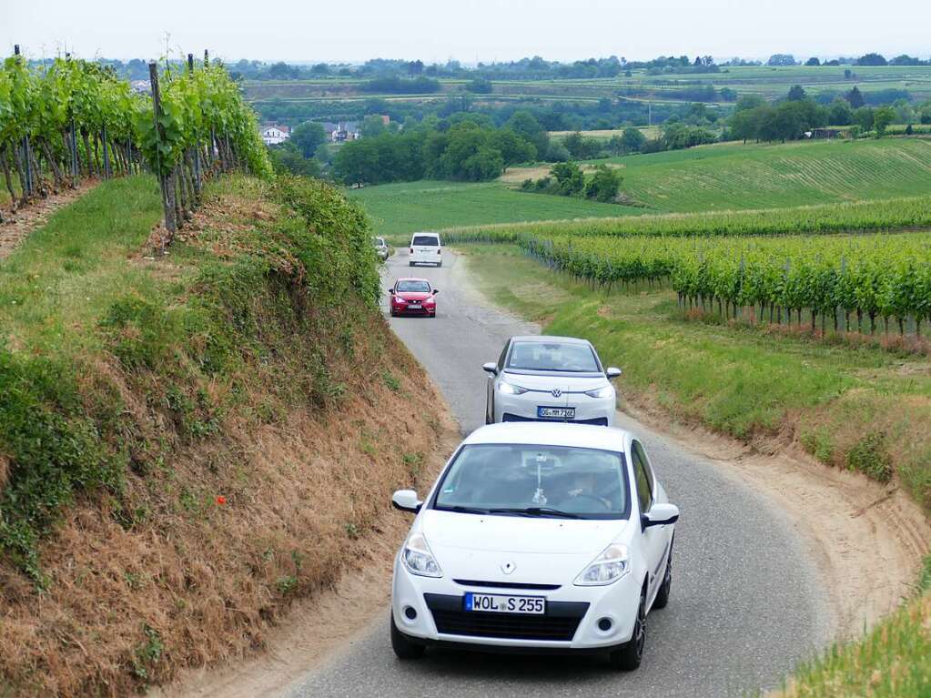 Aufgrund der  Vollsperrung der B3 zwischen Friesenheim und Oberschopfheim im Juni nutzen viele Fahrer Schleichwege  durch die Weinberge. Das Chaos bleibt aus.