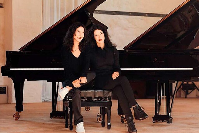 Virtuos geschmeidige Hnde: die Pianistinnen Katia &amp; Marielle Labque  | Foto: Umberto Nicoletti