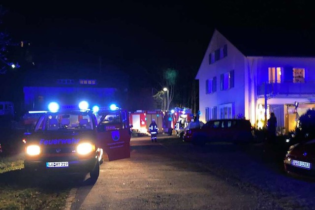 Am Silvesterabend musste die Feuerwehr nach Marzell ausrcken.  | Foto: Gnter Lenke