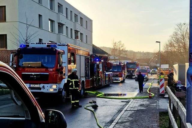 Kellerbrand am Eisweiher erfolgreich bekmpft