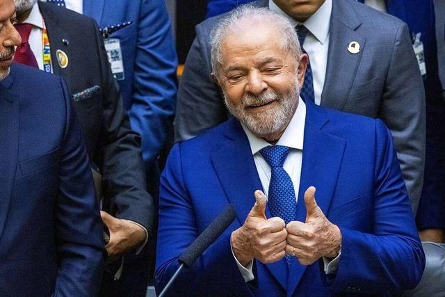 Regierungswechsel in Brasilien - Lula für dritte Amtszeit vereidigt