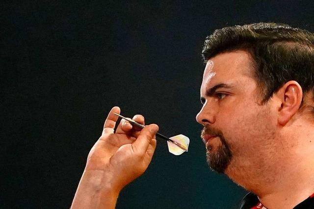 Gabriel Clemens erreicht als erster Deutscher das Halbfinale der Darts-WM