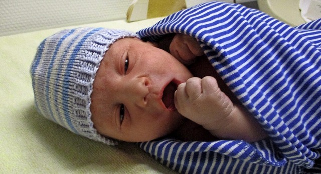 Kein wirkliches Neujahrsbaby, aber dafr das erste Baby im Jahr 2023: Mattis Ole  | Foto: Kreiskrankenhaus Emmendingen