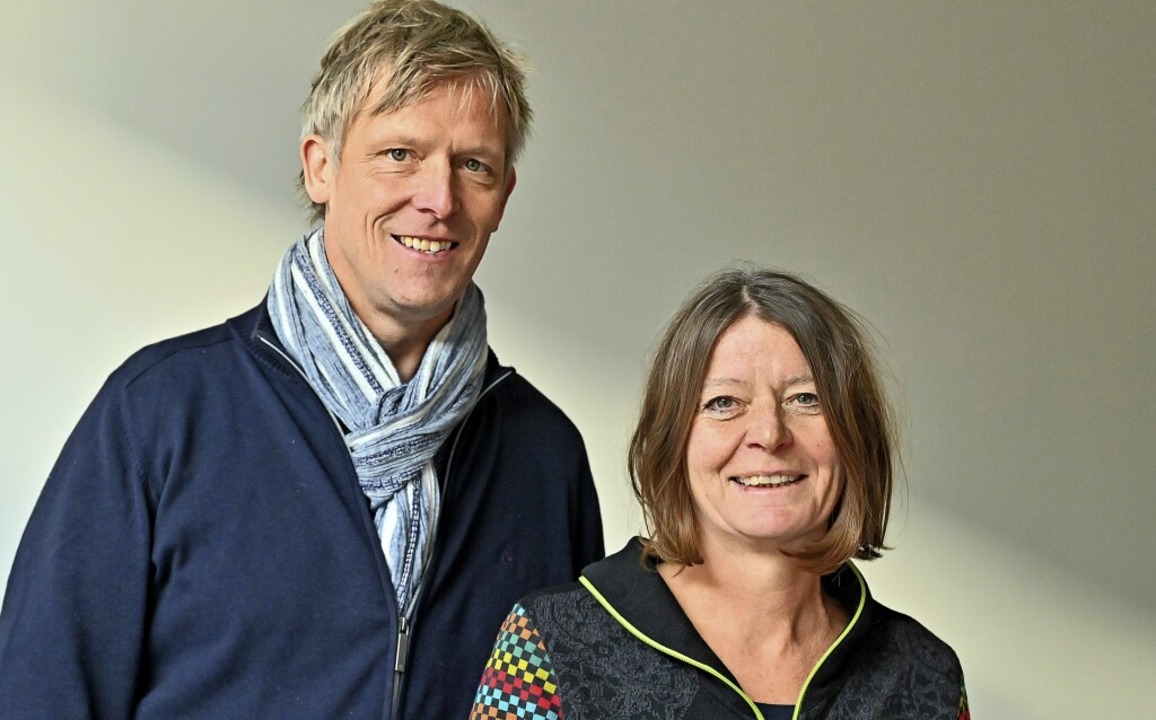Das Vorstandsduo der Freiburger Archit...r: Björn Barkemeyer und Petra Habammer  | Foto: Michael Bamberger