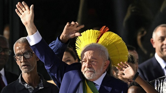 Lula beginnt seine dritte Amtszeit als Prsident Brasiliens.  | Foto: EVARISTO SA (AFP)