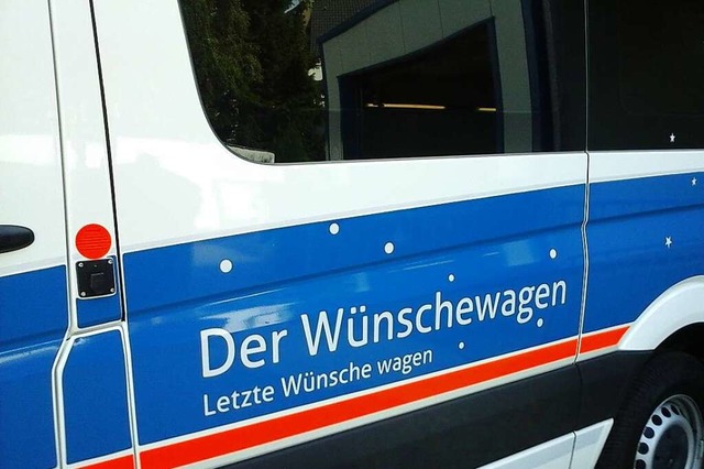 Der Wnschewagen bringt Todkranke Mens... die sie ein letztes Mal sehen wollen.  | Foto: ASB Mannheim