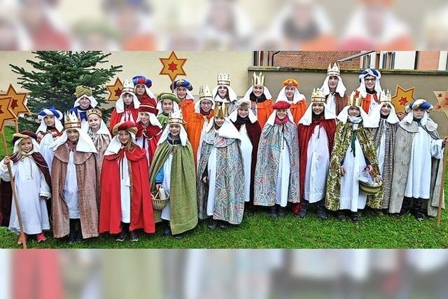 Die Sternsinger machen sich auf den Weg