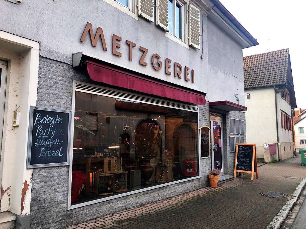 Die Metzgerei Zum Rindfu in Kippenheim schliet zum 18. Januar, wie Ende des Jahres bekannt wurde.