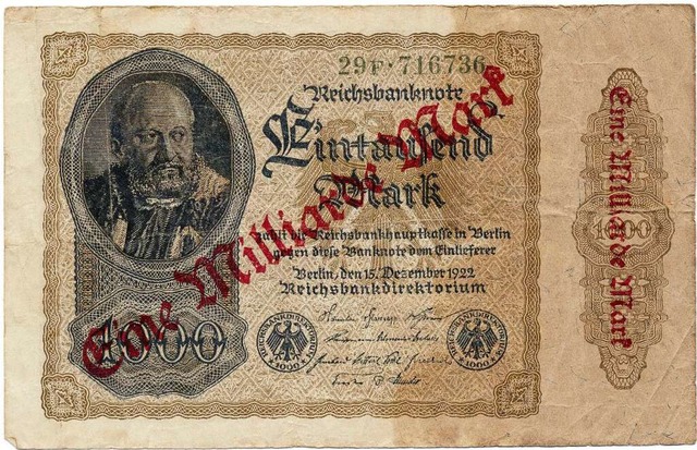 1923 war die Whrung in Deutschland die sogenannte &#8222;Reichsmark&#8220;.  | Foto: imago stock&people
