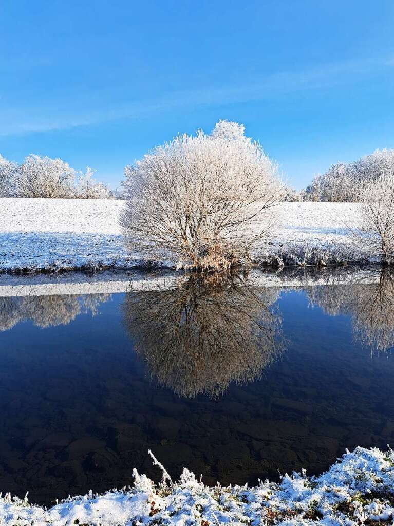 Spaziergang an der Elz bei Wasser