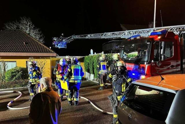 Brand in einer Garage in Lörrach wurde wohl durch eine Silvesterrakete verursacht