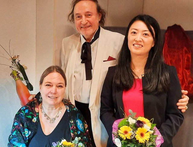 Angelika-Ditha Morosowa, Igor Morosow und Kiyomi Higaki   | Foto: Heidrun Simoneit