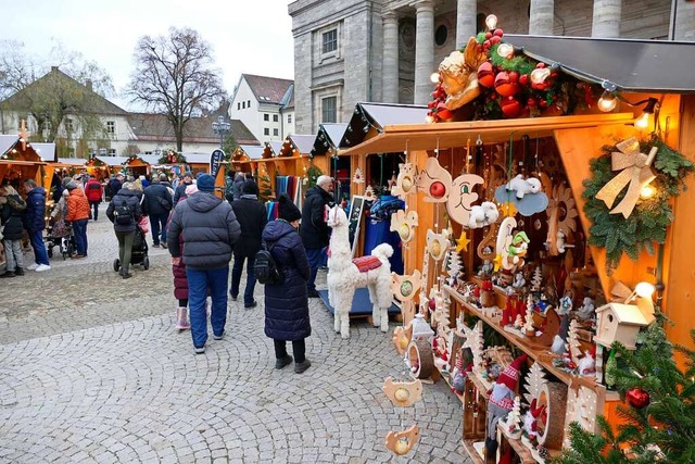 Die Veranstalter des Weihnachtsmarktes...n von einer berwltigenden Resonanz.   | Foto: Sebastian Barthmes