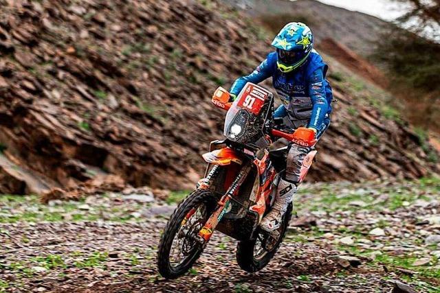 Kaisersthler Rallye-Dakar-Teilnehmer fuhr ohne Hinterbremse zum Tagessieg in seiner Klasse