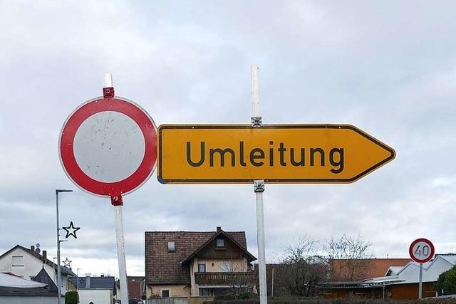 Zwei Straen werden in Rheinfelden fr lngere Zeit teilweise gesperrt