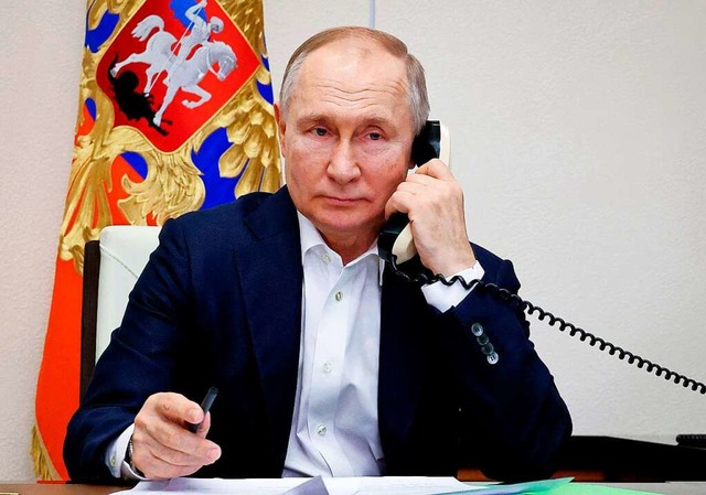 Der russische Prsident Wladimir Putin am 03. Januar.  | Foto: MIKHAIL KLIMENTYEV (AFP)