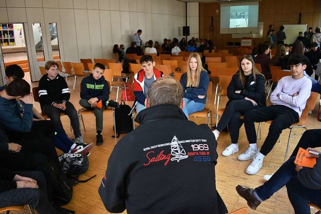 Jugendliche haben in Friesenheim Ideen...r bei einer Veranstaltung im Mai 2022.  | Foto: Walter Holtfoth